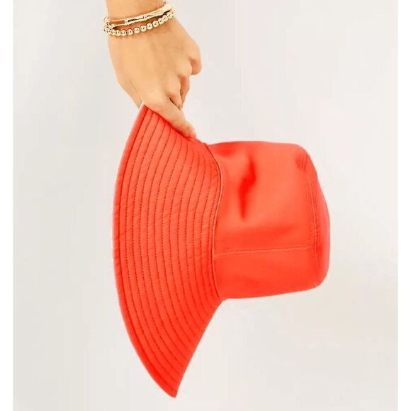 🌺 LILLY PULITZER Women's Reversible Floral UPF 50+ Coverage Canvas Sun Hat NWT - Picture 14 of 14